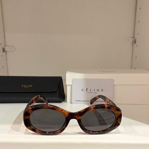 Celine Triomphe oval Sunglasses